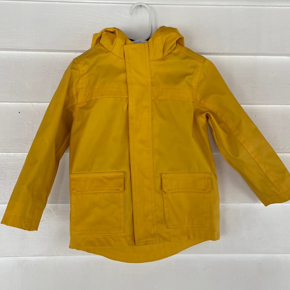 Mini Rebel Yellow Hooded Raincoat 24-36 months
